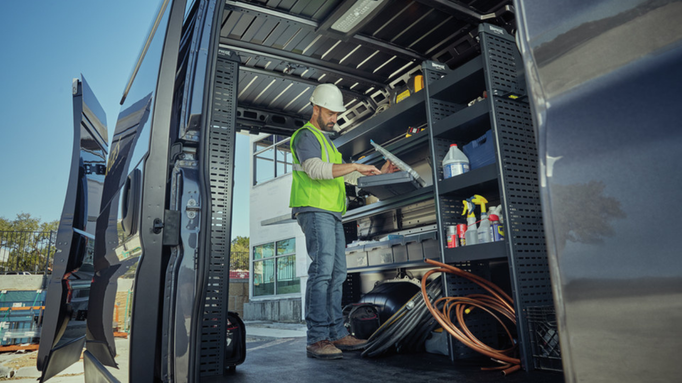 The spacious and highly functional interior of the 2025 Ram ProMaster – the ultimate vehicle for business car financing.